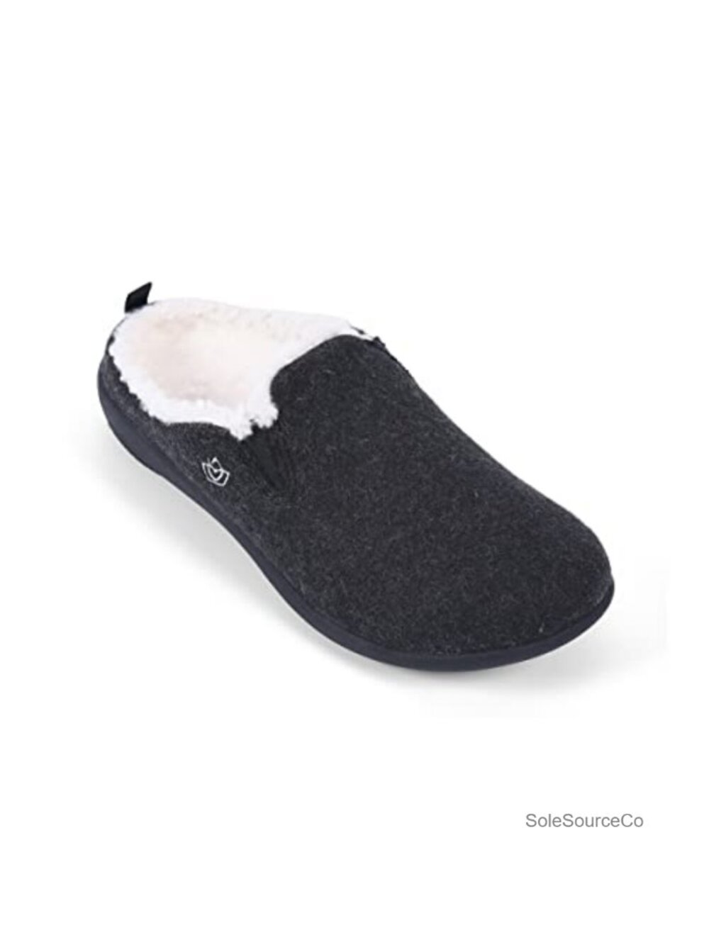 Spenco Women's Wool Slippers with Faux Shearling, Total Support Footbed